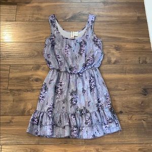 Mimi Chica purple floral mini dress